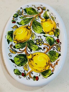 Nova Deruta Ceramic Italian Platter Hand Painted